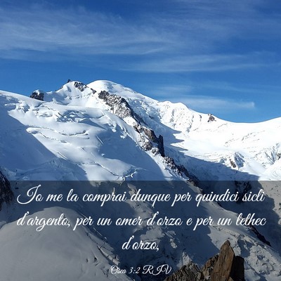 Picture 03 - Osea 3:2 RIV - Io me la comprai dunque per quindici sicli - Bible Verse Picture
