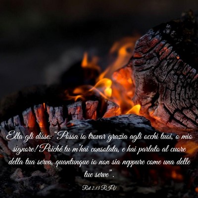 Picture 03 - Rut 2:13 RIV - Ella gli disse: “Possa io trovar grazia agli - Bible Verse Picture