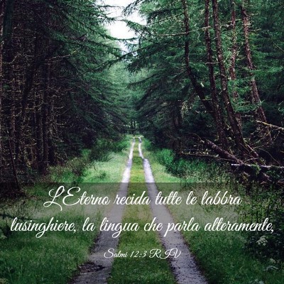 Picture 03 - Salmi 12:3 RIV - L’Eterno recida tutte le labbra lusinghiere, la - Bible Verse Picture