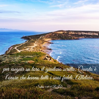 Picture 03 - Salmi 149:9 RIV - per eseguir su loro il giudizio scritto. Questo - Bible Verse Picture