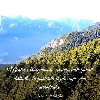 Picture 03 - Salmi 37:38 RIV - Mentre i trasgressori saranno tutti quanti - Bible Verse Picture