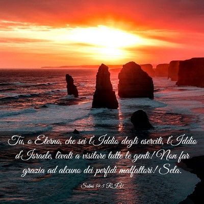 Picture 03 - Salmi 59:5 RIV - Tu, o Eterno, che sei l’Iddio degli eserciti, - Bible Verse Picture
