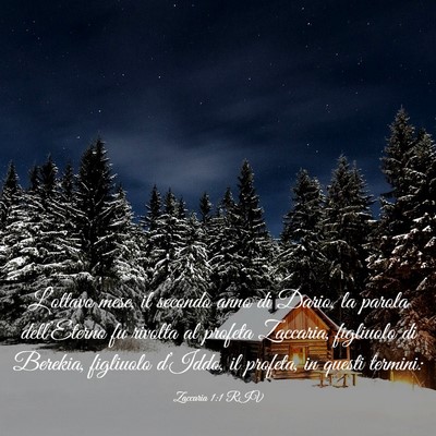 Picture 03 - Zaccaria 1:1 RIV - L’ottavo mese, il secondo anno di Dario, la - Bible Verse Picture