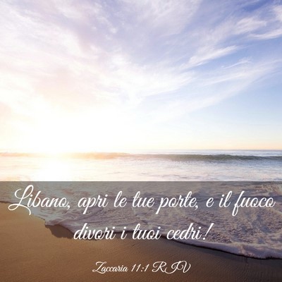 Picture 03 - Zaccaria 11:1 RIV - Libano, apri le tue porte, e il fuoco divori i - Bible Verse Picture