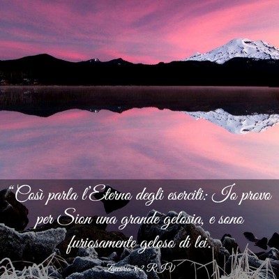 Picture 03 - Zaccaria 8:2 RIV - “Così parla l’Eterno degli eserciti: Io - Bible Verse Picture