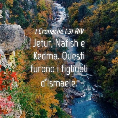 Picture 04 - 1 Cronache 1:31 RIV - Jetur, Nafish e Kedma. Questi furono i figliuoli - Bible Verse Picture