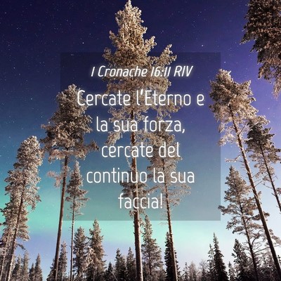 Picture 04 - 1 Cronache 16:11 RIV - Cercate l’Eterno e la sua forza, cercate del - Bible Verse Picture