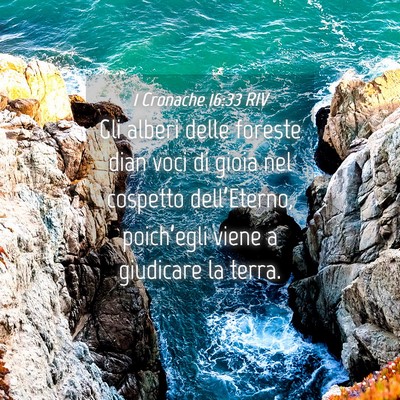 Picture 04 - 1 Cronache 16:33 RIV - Gli alberi delle foreste dian voci di gioia nel - Bible Verse Picture