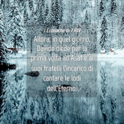 Picture 04 - 1 Cronache 16:7 RIV - Allora, in quel giorno, Davide diede per la prima - Bible Verse Picture