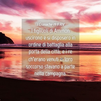 Picture 04 - 1 Cronache 19:9 RIV - I figliuoli di Ammon uscirono e si disposero in - Bible Verse Picture