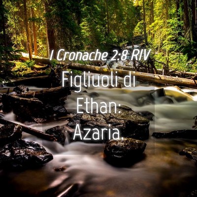 Picture 04 - 1 Cronache 2:8 RIV - Figliuoli di Ethan: - Bible Verse Picture
