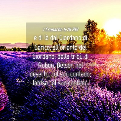 Picture 04 - 1 Cronache 6:78 RIV - e di là dal Giordano di Gerico, all’oriente - Bible Verse Picture