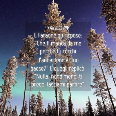 Picture 04 - 1 Re 11:22 RIV - E Faraone gli rispose: “Che ti manca da me - Bible Verse Picture