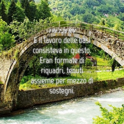 Picture 04 - 1 Re 7:28 RIV - E il lavoro delle basi consisteva in questo. Eran - Bible Verse Picture