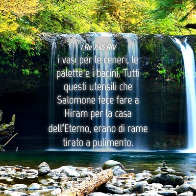 Picture 04 - 1 Re 7:45 RIV - i vasi per le ceneri, le palette e i bacini. - Bible Verse Picture