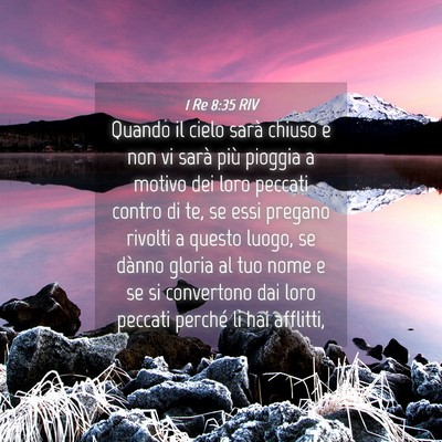 Picture 04 - 1 Re 8:35 RIV - Quando il cielo sarà chiuso e non vi sarà più - Bible Verse Picture