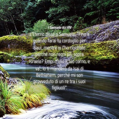 Picture 04 - 1 Samuele 16:1 RIV - L’Eterno disse a Samuele: “Fino a quando - Bible Verse Picture