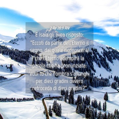 Picture 04 - 2 Re 20:9 RIV - E Isaia gli avea risposto: “Eccoti da parte - Bible Verse Picture