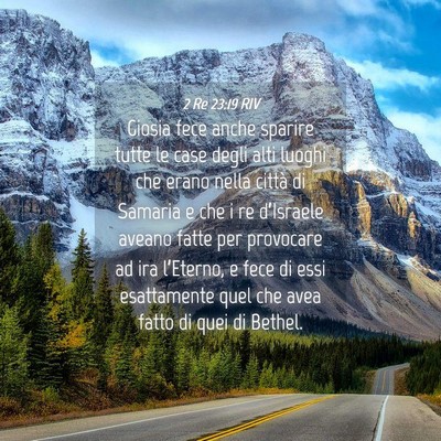 Picture 04 - 2 Re 23:19 RIV - Giosia fece anche sparire tutte le case degli - Bible Verse Picture