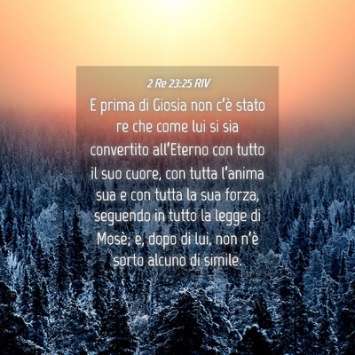 Picture 04 - 2 Re 23:25 RIV - E prima di Giosia non c’è stato re che come - Bible Verse Picture