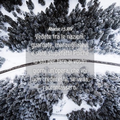 Picture 04 - Abacuc 1:5 RIV - Vedete fra le nazioni, guardate, maravigliatevi, - Bible Verse Picture