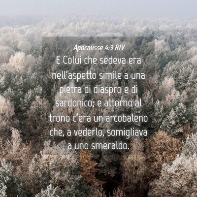 Picture 04 - Apocalisse 4:3 RIV - E Colui che sedeva era nell’aspetto simile a - Bible Verse Picture