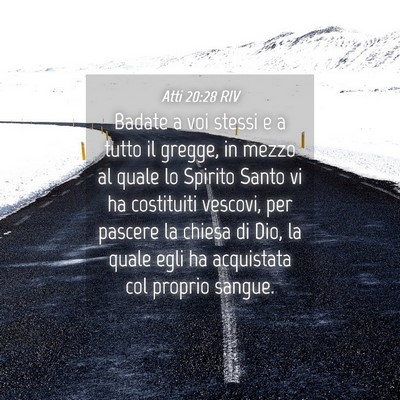 Picture 04 - Atti 20:28 RIV - Badate a voi stessi e a tutto il gregge, in mezzo - Bible Verse Picture