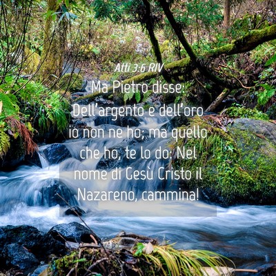 Picture 04 - Atti 3:6 RIV - Ma Pietro disse: Dell’argento e dell’oro io - Bible Verse Picture