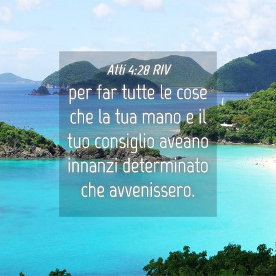 Picture 04 - Atti 4:28 RIV - per far tutte le cose che la tua mano e il tuo - Bible Verse Picture