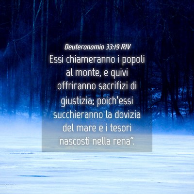 Picture 04 - Deuteronomio 33:19 RIV - Essi chiameranno i popoli al monte, e quivi - Bible Verse Picture