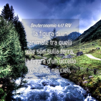 Picture 04 - Deuteronomio 4:17 RIV - la figura di un animale tra quelli che son sulla - Bible Verse Picture