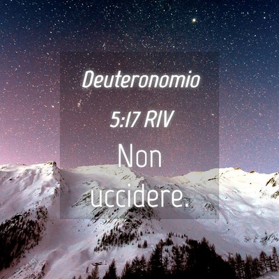 Picture 04 - Deuteronomio 5:17 RIV - Non - Bible Verse Picture