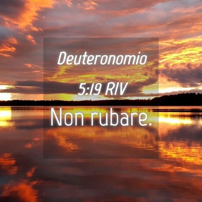 Picture 04 - Deuteronomio 5:19 RIV - Non - Bible Verse Picture