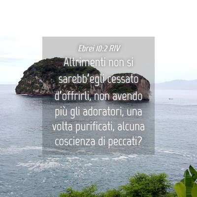 Picture 04 - Ebrei 10:2 RIV - Altrimenti non si sarebb’egli cessato - Bible Verse Picture