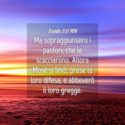 Picture 04 - Esodo 2:17 RIV - Ma sopraggiunsero i pastori, che le scacciarono. - Bible Verse Picture