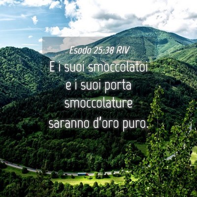 Picture 04 - Esodo 25:38 RIV - E i suoi smoccolatoi e i suoi porta smoccolature - Bible Verse Picture