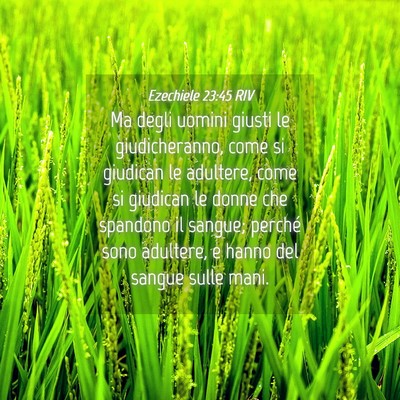 Picture 04 - Ezechiele 23:45 RIV - Ma degli uomini giusti le giudicheranno, come si - Bible Verse Picture