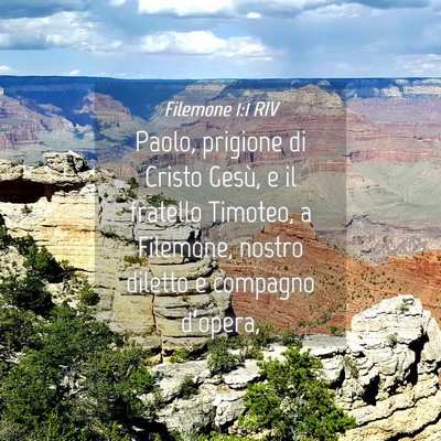 Picture 04 - Filemone 1:1 RIV - Paolo, prigione di Cristo Gesù, e il fratello - Bible Verse Picture