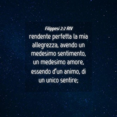 Picture 04 - Filippesi 2:2 RIV - rendente perfetta la mia allegrezza, avendo un - Bible Verse Picture
