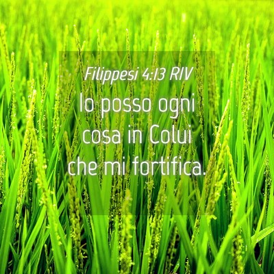 Picture 04 - Filippesi 4:13 RIV - Io posso ogni cosa in Colui che mi - Bible Verse Picture