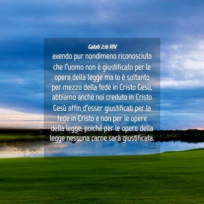 Picture 04 - Galati 2:16 RIV - avendo pur nondimeno riconosciuto che l’uomo - Bible Verse Picture