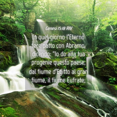 Picture 04 - Genesi 15:18 RIV - In quel giorno l’Eterno fece patto con Abramo, - Bible Verse Picture
