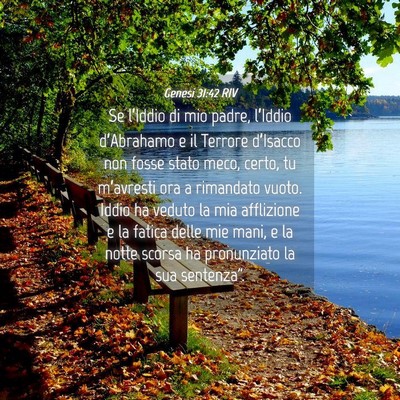 Picture 04 - Genesi 31:42 RIV - Se l’Iddio di mio padre, l’Iddio d’Abrahamo - Bible Verse Picture