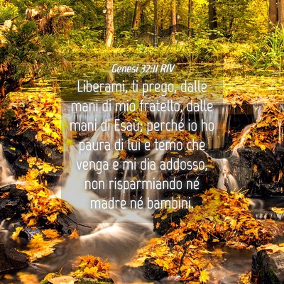 Picture 04 - Genesi 32:11 RIV - Liberami, ti prego, dalle mani di mio fratello, - Bible Verse Picture