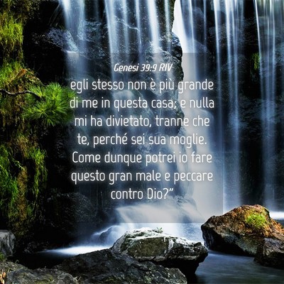 Picture 04 - Genesi 39:9 RIV - egli stesso non è più grande di me in questa - Bible Verse Picture