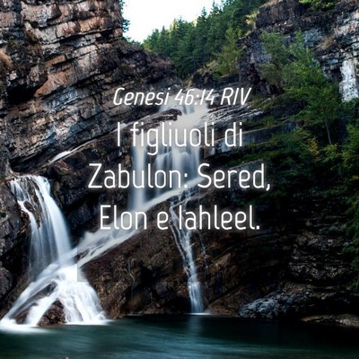 Picture 04 - Genesi 46:14 RIV - I figliuoli di Zabulon: Sered, Elon e - Bible Verse Picture