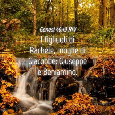 Picture 04 - Genesi 46:19 RIV - I figliuoli di Rachele, moglie di Giacobbe: - Bible Verse Picture