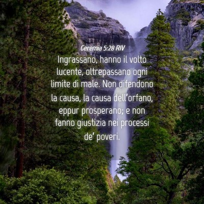 Picture 04 - Geremia 5:28 RIV - Ingrassano, hanno il volto lucente, oltrepassano - Bible Verse Picture