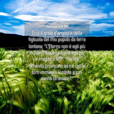 Picture 04 - Geremia 8:19 RIV - Ecco il grido d’angoscia della figliuola del - Bible Verse Picture