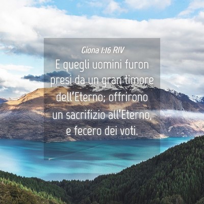 Picture 04 - Giona 1:16 RIV - E quegli uomini furon presi da un gran timore - Bible Verse Picture